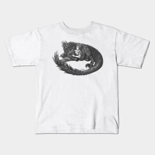 Sleepy Dinosaur Kids T-Shirt